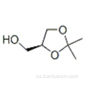 (S) - (+) - 2,2-Dimetil-1,3-dioxolano-4-metanol CAS 22323-82-6